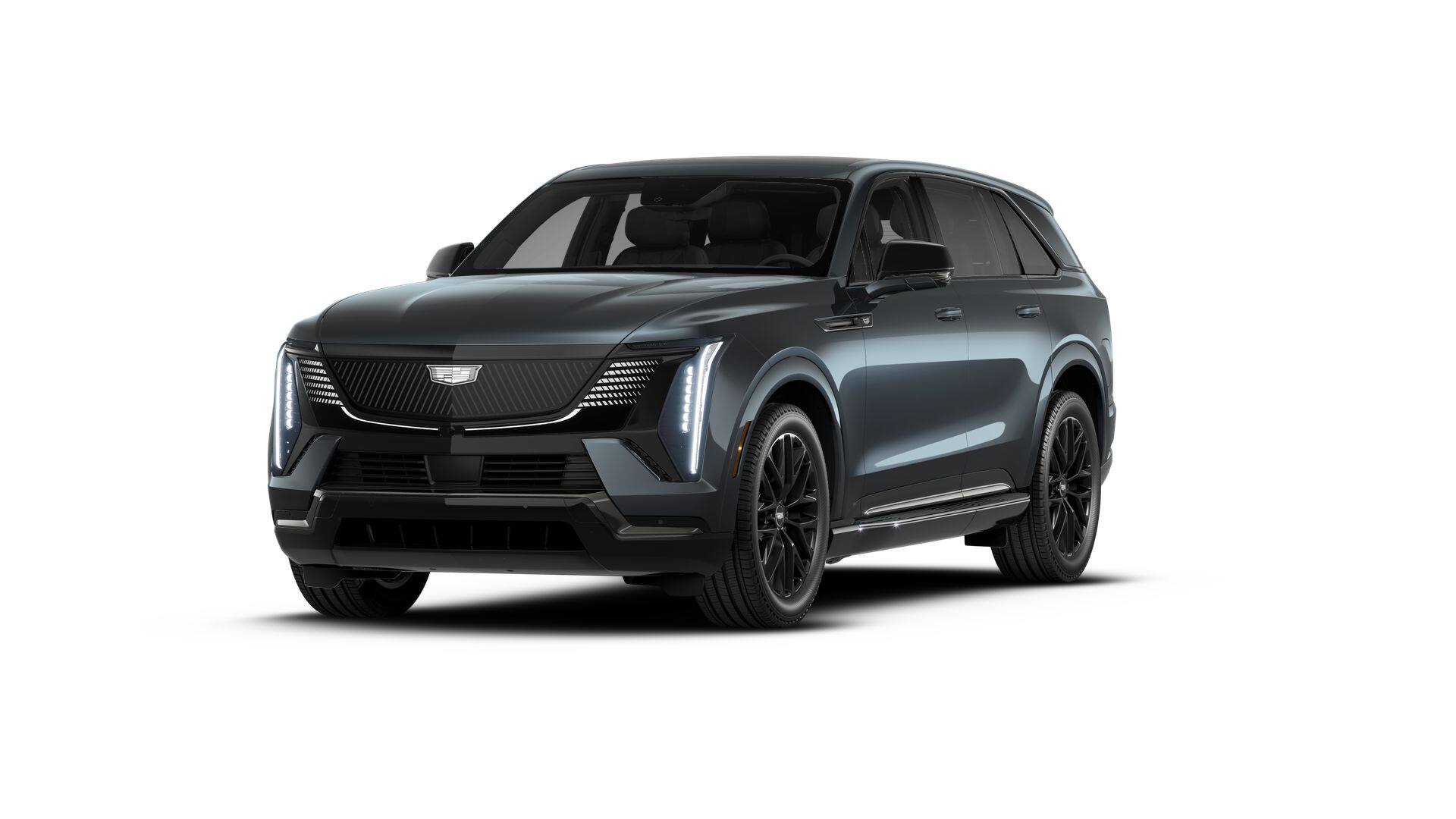2026 Cadillac ESCALADE IQ Sport in Deep Space Metallic — front three-quarter view
